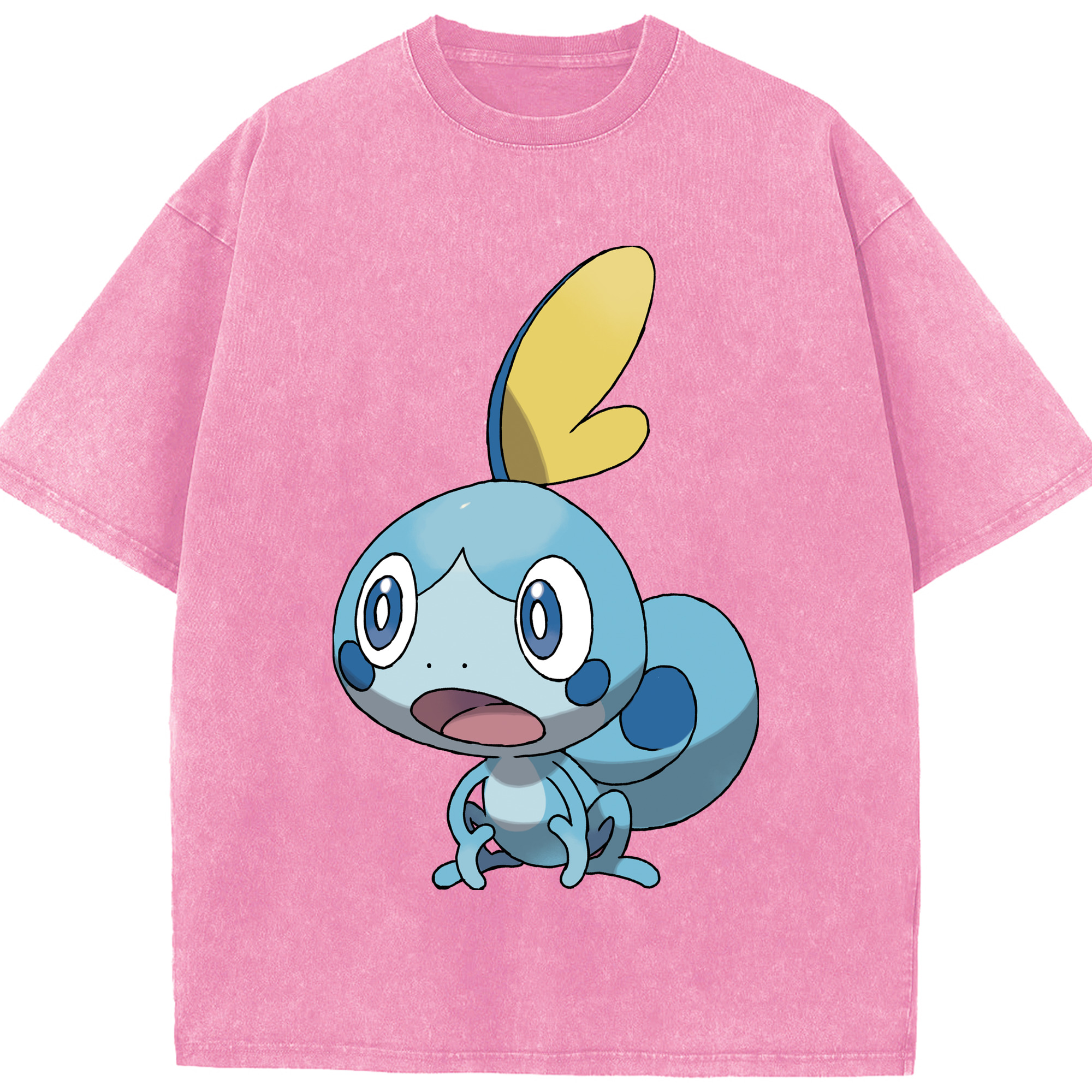 （画像用） ポケットモンスター Pokémon 綿100% ヴィンテージ風 半袖Tシャツ（フロントプリント）